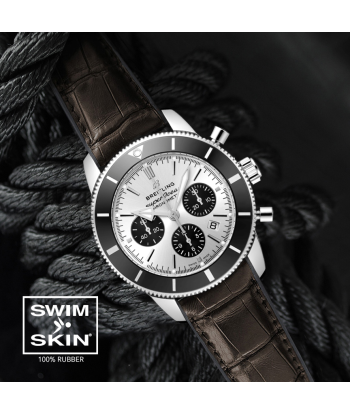 Breitling - Rubber B strap for Superocean Heritage 44mm- SwimSkin® Profitez des Offres !