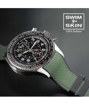 ​IWC - Rubber B strap for Timezoner - SwimSkin® Fin de série