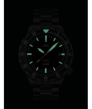 Sinn - U50 HYDRO S - Metal bracelet paiement sécurisé