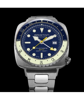 BRISTON - CLUBMASTER DIVER PRO GMT STEEL – BLUE Venez découvrir notre 