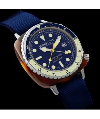 BRISTON - CLUBMASTER DIVER PRO GMT ACETATE – BLUE Venez découvrir notre 