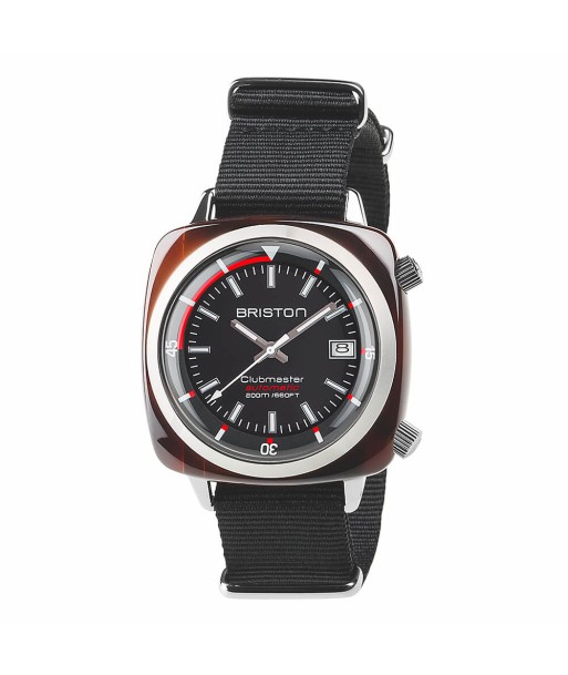 BRISTON - CLUBMASTER GMT DIVER ACETATE - BLACK chez Cornerstreet bien 