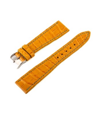 Alligator leather watch band - 20/16 mm width (0.79/0.63 inches) / Size M (n° 1) les ctes