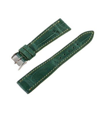 Alligator leather watch band - 20/16 mm width (0.79/0.63 inches) / Size M (n° 2) solde