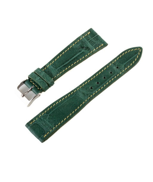 Alligator leather watch band - 20/16 mm width (0.79/0.63 inches) / Size M (n° 2) solde