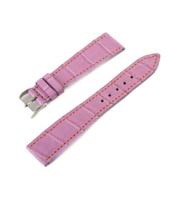 Alligator leather watch band - 20/16 mm width (0.79/0.63 inches) / Size M (n° 3) le des métaux précieux