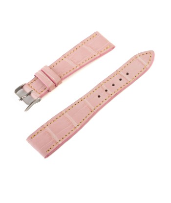 Alligator leather watch band - 20/16 mm width (0.79/0.63 inches) / Size M (n° 4) de pas cher