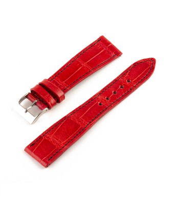 Alligator leather watch band - 20/16 mm width (0.79/0.63 inches) / Size M (n° 5) Comparez plus de prix