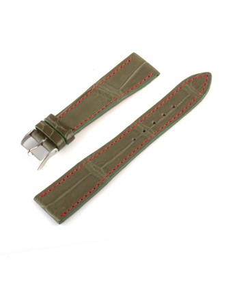 Alligator leather watch band - 20/16 mm width (0.79/0.63 inches) / Size M (n° 9) l'achat 