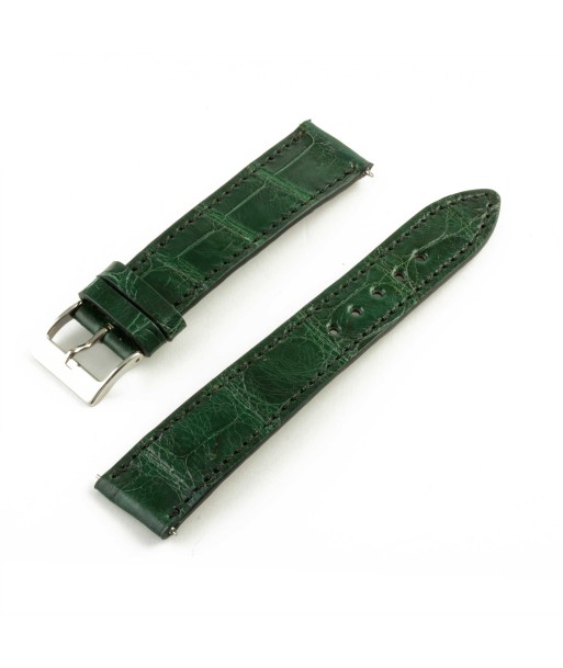 Alligator leather "Solo" watch band - 19mm width (0.75 inches) / Size M (n° 1) solde