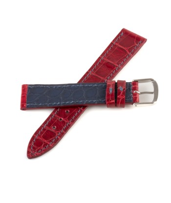 Alligator leather "Solo" watch band - 19mm width (0.75 inches) / Size M (n° 2) Fin de série