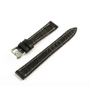 Alligator "Solo" leather watch band - 14mm width (0.55 inches) / Size S (n° 1) À commander