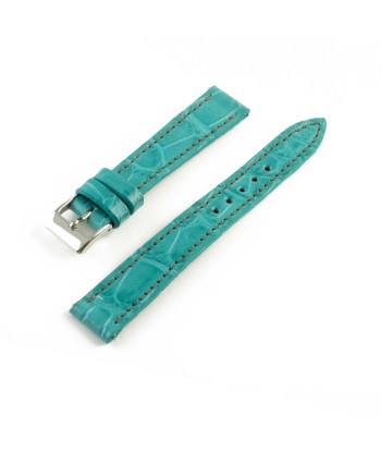 Alligator "Solo" leather watch band - 14mm width (0.55 inches) / Size S (n° 7) une grave pollution 