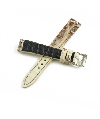 Alligator "Solo" leather watch band - 14mm width (0.55 inches) / Size S (n° 10) suggérées chez