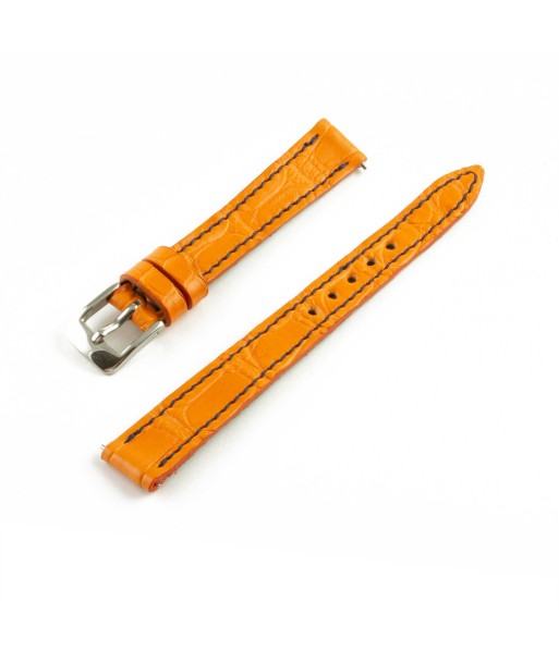 Alligator "Solo" leather watch band - 12mm width (0.47 inches) / Size S (n° 2) Le MVP de beaucoup