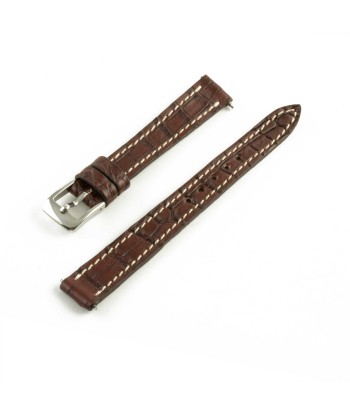 Alligator "Solo" leather watch band - 12mm width (0.47 inches) / Size S (n° 4) en ligne