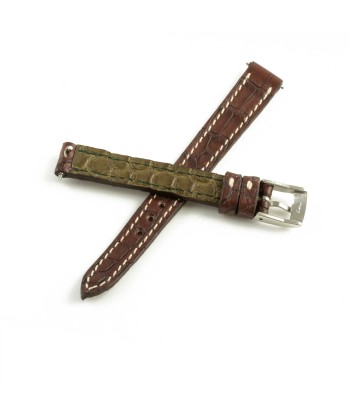 Alligator "Solo" leather watch band - 12mm width (0.47 inches) / Size S (n° 4) en ligne