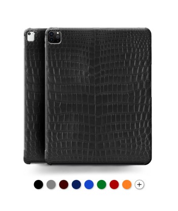 Leather iPad case / cover - iPad Pro 12.9 inches ( 1st to 6th generation ) & 13 inches (2024 M4) - Genuine alligator ouvre sa boutique