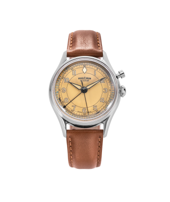 Vulcain Watch - Cricket Classique 36 mm - Khaki Brown soldes