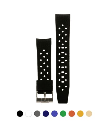 Blancpain x Swatch - "Driver" integrated rubber watch strap - Rubber (black, blue, green...) les ctes