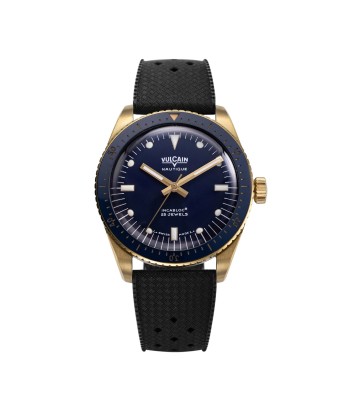 Vulcain Watch - Skindiver Nautique 38mm - Gold & Blue pour bénéficier 