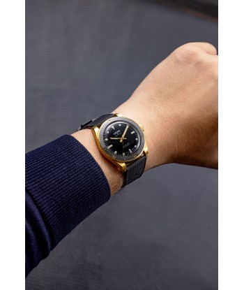 Vulcain Watch - Skindiver Nautique 38mm - Gold & Black Jusqu'à 80% De Réduction