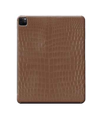 Leather iPad case / cover - iPad Pro 12.9 inches ( 1st to 6th generation ) & 13 inches (2024 M4) - Genuine alligator ouvre sa boutique