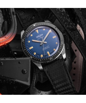 Vulcain Watch - Skindiver Nautique 38mm - Blue (metal bracelet + rubber strap included) Venez découvrir notre 