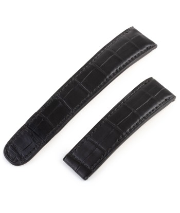 Ebel - Leather watch band - Alligator (black, grey, brown, blue...) Profitez des Offres !