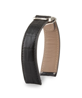 Ebel - Leather watch band - Alligator (black, grey, brown, blue...) Profitez des Offres !