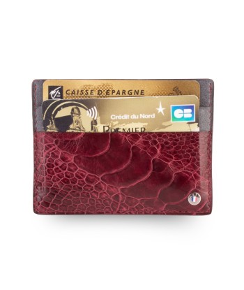 Credit card holder "Shiny" - Shiny alligator Pour