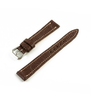 Alligator "Solo" leather watch band - 14mm width (0.55 inches) / Size S (n° 11) livraison et retour toujours gratuits