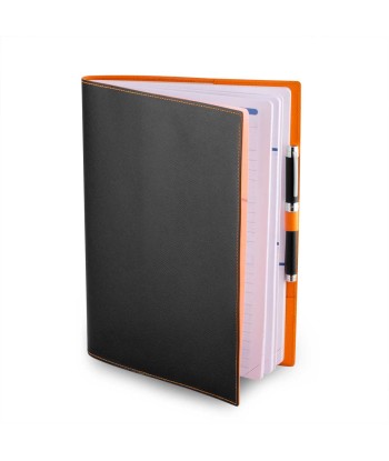 ​Leather diary cover A4 - Grained calf une grave pollution 