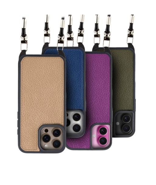 iPhone "Crossbody" case with leather cover - iPhone 16 ( all models ) - Buffalo 50-70% off 