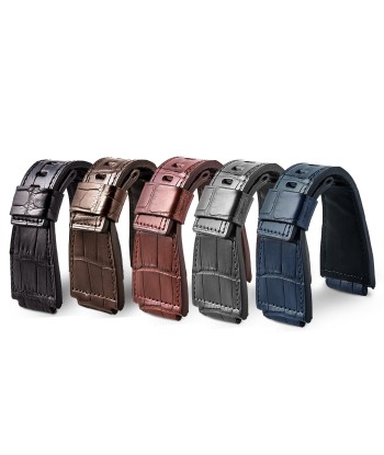 Bell & Ross - Bracelet de montre cuir - Alligator noir, marron, gris, bleu de la marque