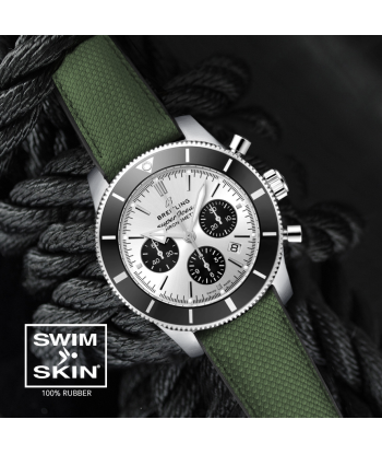 Breitling - Rubber B strap for Superocean Heritage 44mm- SwimSkin® Profitez des Offres !