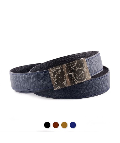 Ceinture réversible type Hermès - Veau grainé - Bicolore d'Europe débarque