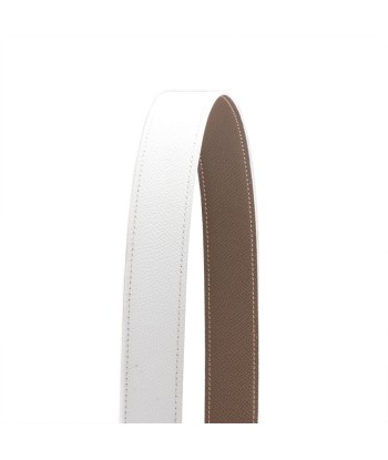 Ceinture réversible type Hermès - Veau grainé - Bicolore d'Europe débarque