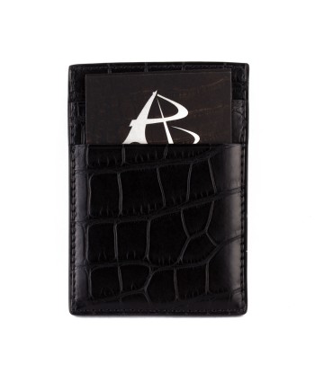 Etui cuir cartes bancaires vertical «Platinum» - Alligator commande en ligne