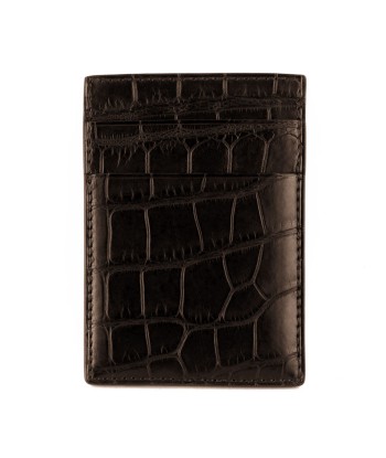 Etui cuir cartes bancaires vertical «Platinum» - Alligator commande en ligne