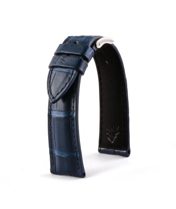 Bracelet classique "Essential" - Bracelet de montre cuir - Alligator (noir, marron, gris, bleu) acheter