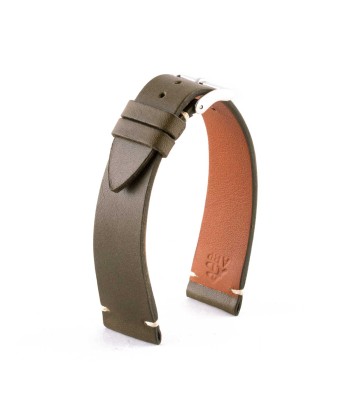 Bracelet "Retro" - Bracelet montre cuir - Veau type barenia (noir, marron, kaki, rouge, vert) Comparez plus de prix