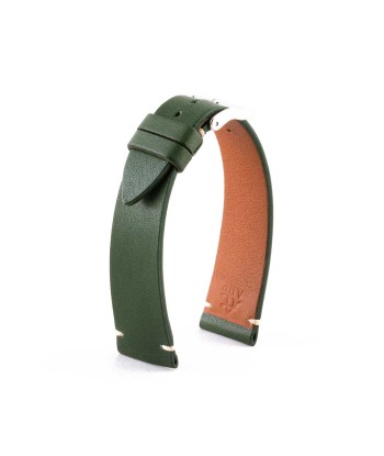 Bracelet "Retro" - Bracelet montre cuir - Veau type barenia (noir, marron, kaki, rouge, vert) Comparez plus de prix