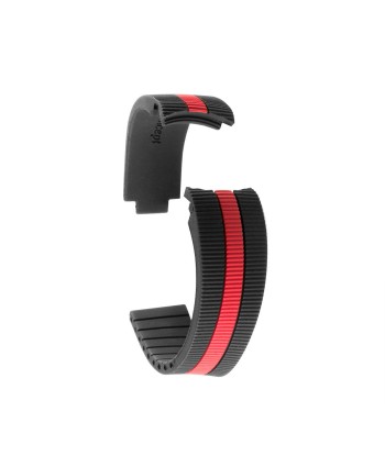 Rolex – Bracelet-montre caoutchouc R Strap "Racer" - Rubber (blanc, rouge, orange...) 50% de réduction en Octobre 2024