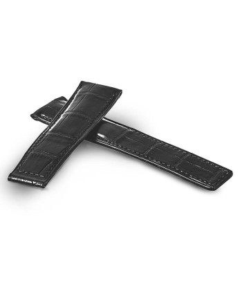 Tag Heuer - Bracelet-montre cuir - Alligator (noir, marron foncé, marron moyen, gris, bleu) solde