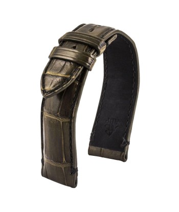 Bracelet-montre cuir - US Military - Alligator (gris / kaki, gris / bleu marine, kaki / noir) shop