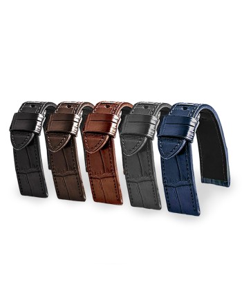 Panerai Luminor - Bracelet de montre cuir - Alligator (noir, marron, gris, bleu) Les magasins à Paris et en Île-de-France