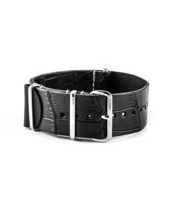 Panerai Luminor - Bracelet-montre Nato - Alligator (noir, marron) de votre