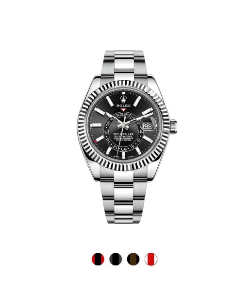 Rolex - Rubber B - Bracelet caoutchouc pour Sky-Dweller sur cuir - VulChromatic® outlet