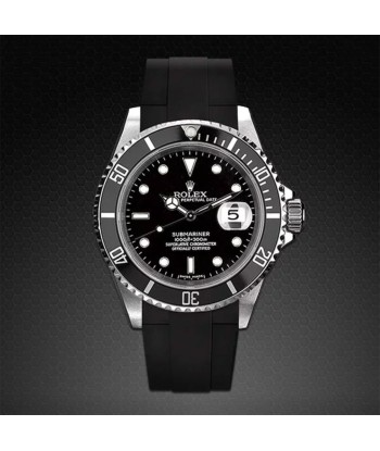 Rolex - Rubber B - Bracelet caoutchouc pour Submariner 40mm Non-Ceramic - Série classique les ligaments